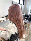 パンがミルクティーベージュケアブリーチダブルカラー