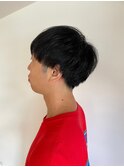 【soy-kufu】MEN'S HAIRアッシュブラックマッシュショート