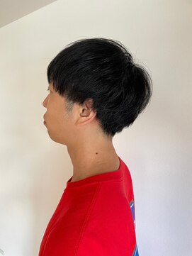 ソイクフ 四条大宮店(SOY-KUFU) 【soy-kufu】MEN'S HAIRアッシュブラックマッシュショート