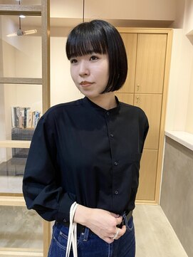 スムーク(smuk) 【smuk/スムーク】切りっぱなし/ミニボブ/透明感カラー