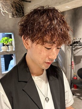 ザ マイル(The mile) 波巻きツイストスパイラルメンズカットツーブロック