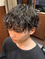 ヒロギンザ 青山店(HIRO GINZA)&nbsp;ハイライト/マッシュパーマ/ウルフ/アッシュブラック/波巻き