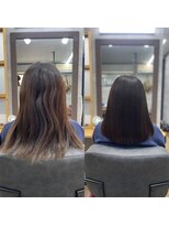 ナチュラル 泉中央店(Natural)&nbsp;泉区　泉中央　縮毛矯正　髪質改善　トリートメント　艶髪カラー