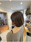 《緑橋/城東区/女性サロン》髪質再整カラーでツヤガミ