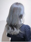 アッシュグレー 白髪ぼかしカラー