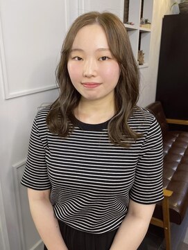 ステア メゾン(stir maison) ブリーチなしWカラー/オリーブベージュ