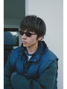 ピープル コモンズ(people commons) メンズマッシュシースルーバングニュアンスパーマ