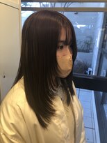 スタイル 成城学園前(STYLE) 韓国 レイヤーカット ダブルカラー ショコラブラウン 成城