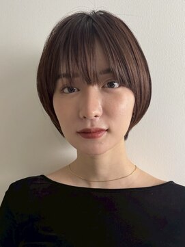 エリマ 横浜西口(elima) 横浜西口大人ショートボブココアベージュイルミナグレージュ30代