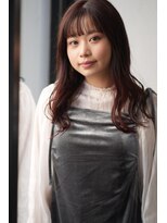 ヘアーループセラデザインワークス(Hair ruup Sela design works)&nbsp;ゆるウェーブ☆カシスピンク