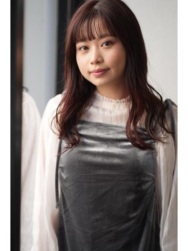 ヘアーループセラデザインワークス(Hair ruup Sela design works) ゆるウェーブ☆カシスピンク