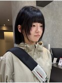 池袋美容室/ショートボブ/縮毛矯正/レイヤーカット/パーマ