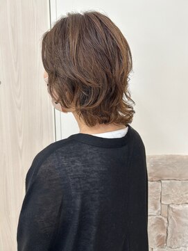 アンジュ 篠ノ井店(ange) 10代20代30代40代50代 ウルフパーマスタイル