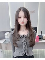 ロンドリゼル 札幌(Lond RiseL) オリーブグレー/前髪/ボブ/マロンベージュ/レイヤーカット/小顔