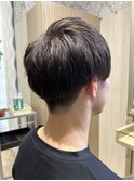 ツーブロック×刈り上げマッシュ◎黒髪好印象ナチュラル