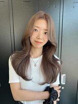 ジン(JIN)&nbsp;☆韓国ヘア☆ヨシンモリ☆ミルクティー☆韓国レイヤー☆久留米☆