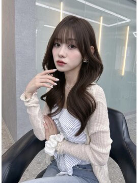 ボタン ハカタ(VOTAN hakata) 【柿本真優】前髪/顔周りカット/レイヤーカット/モカブラウン