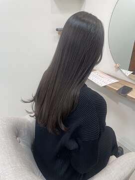 ◆冬どけチョコブラウンと顔まわりレイヤー