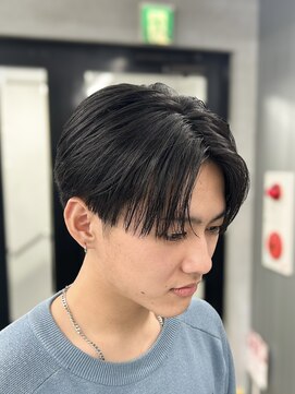 メンズカット/韓国ヘア/センターパート
