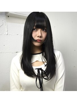 カミノート(kaminote) ナチュラル×黒髪姫カット×艶髪