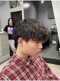 【梅田】前髪割れたくない方おすすめ波巻きプードルパーマ