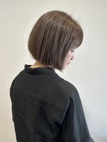 ヘアースタジオ ゼン カロン(Hair studio Zen kalon)&nbsp;大人ショートヘア/ミルクベージュ/白髪ぼかしカラー30代40代50代