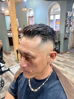 スタンドバーバー 柏(STAND BARBER)&nbsp;リバースセンターパート/ニュアンスウルフ/ダウンバング/柏