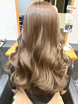 ベル バイ マグ 諏訪店(belle by Mag) 10代20代30代大人かわいい韓国風ミルクティーベージュ韓国ヘア