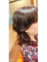 ビューティスペースソーダ(Beauty Space SODA)&nbsp;上品ミディ×ニュアンスパーマ