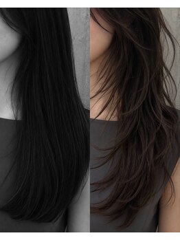 ロッソ 浦添店(Rosso)の写真/顔周りレイヤーで骨格補正をプラス★理想のフェイスラインを目指す似合わせカット♪