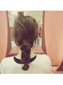 Zip　Hair★ダウン編み込みアレンジ★