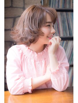 ロンドアベニール 北千住(Lond avenir) Londavenir　namieパーマでふんわりボブスタイル