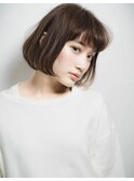 【THREEbyKEEP尾山台、木田】切りっぱなしショートボブスタイル