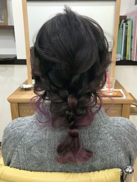 アゴーグ(agog) ☆インナーカラー☆violet☆