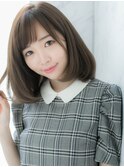 ＊LOREN＊オフィス、学校に◎！透明感 ブルージュ 小顔 ボブディ