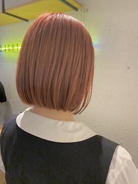 エイト 福岡天神店(EIGHT fukuoka) 【EIGHT福岡 3月 オススメカラー pink beige//黒髪卒業】