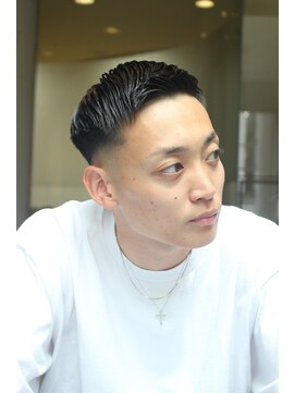 レンゲン(LENGEN) メンズかき上げニュアンスマッシュサイドパート韓国マッシュ35