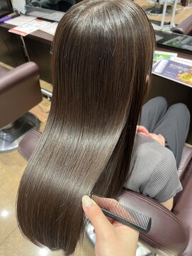 ゼスト フィーノ(ZEST fino) 【ZEST立川平林鼓】オリーブカラー×髪質改善