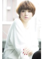 アントワープトーキョー(antwerp TOKYO)&nbsp;ひし形ナチュラル大人ショートチェリーブラウンダークアッシュ