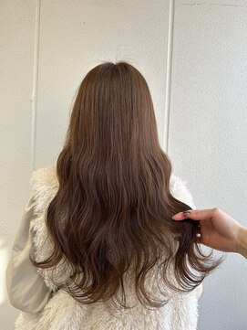 ガリカ シーム(Gallica/SEAM) 【桑原雪音】透け感ベージュブラウン/ブリーチなしダブルカラー