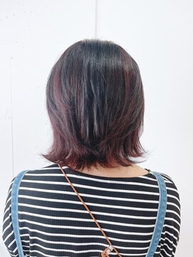 リッチアンドアンジー(RICCI&ANGIE) ハイライト　ボブ　外ハネ　20代　30代　40代