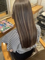 アーサス ヘアー デザイン 鎌ヶ谷駅前店(Ursus hair Design by HEADLIGHT)&nbsp;コントラストハイライト＋質感改善トリートメント