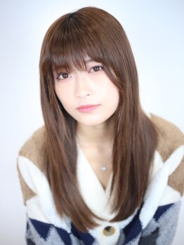 フレックス 八幡山店(FLEX)の写真/お手頃価格で髪質改善☆髪に優しいコスメトリートメント使用で、艶やかでナチュラルなストレートヘアに＊