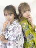 浴衣着付け（持ち込み）＋ヘアセット/心斎橋駅ヘアセット&ヘアセットサロン