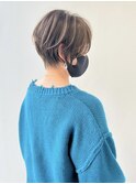 大人かわいいナチュラルショートボブ