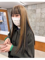 トゥコ(tuco)&nbsp;アンブレラカラー　デザインカラー　ブリーチ　ベージュ