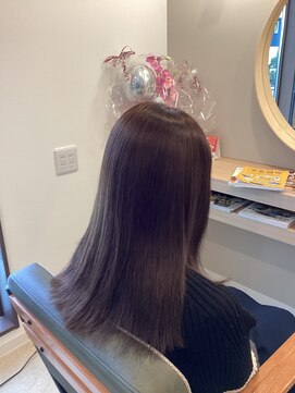 グリーン(green) カラーと縮毛矯正