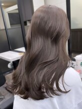 スターズ 柏(STARS) ブリーチなし グレージュカラー 顔周りカット レイヤーカット