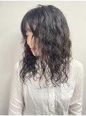 海外風お洒落パーマスタイル/エアリーカール/エアウェーブパーマ