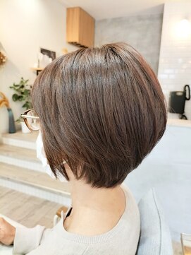 ヘアサロン アンフェール(Hair Salon Amfaire) 小林/ナチュラルボブショート襟足短め
